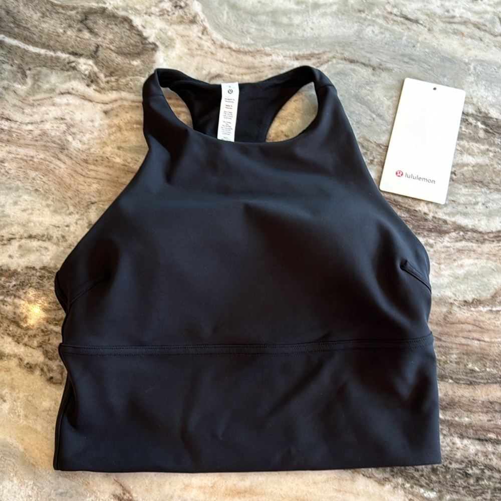 Lululemon Logo Elastic Everlux Shelf Tank